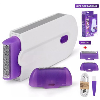Mini barbeador de indução de carregamento sem fio indolor feminino rosto e corpo JX188 em Oferta na Shopee