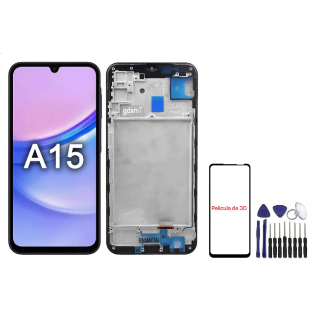 Tela Display Lcd Galaxy A15 4G A155 A15 5G A156 Incell Oled Com Aro / SEM ARO