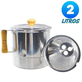 Fervedor de Leite Inderramável Leiteira 3,94 Litros Alumínio Leite Canecão para Ferver Leite Não Derrama 2L Tampa Cone em Oferta na Shopee