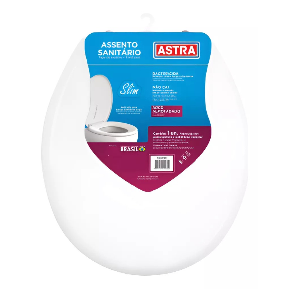 Tampa De Vaso Astra Almofadada Oval Ravena Deca 1.6gpf 6lpf