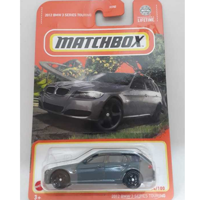 2012 BMW 3 Series Touring - 2024 - Prata - Matchbox - Mattel - Lote J - Miniatura