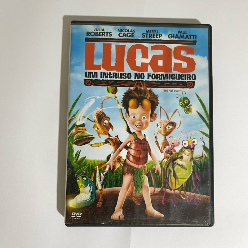 DVD Lucas, Um Intruso no Formigueiro, Júlia Roberts, Nicolas Cage, Meryl Streep