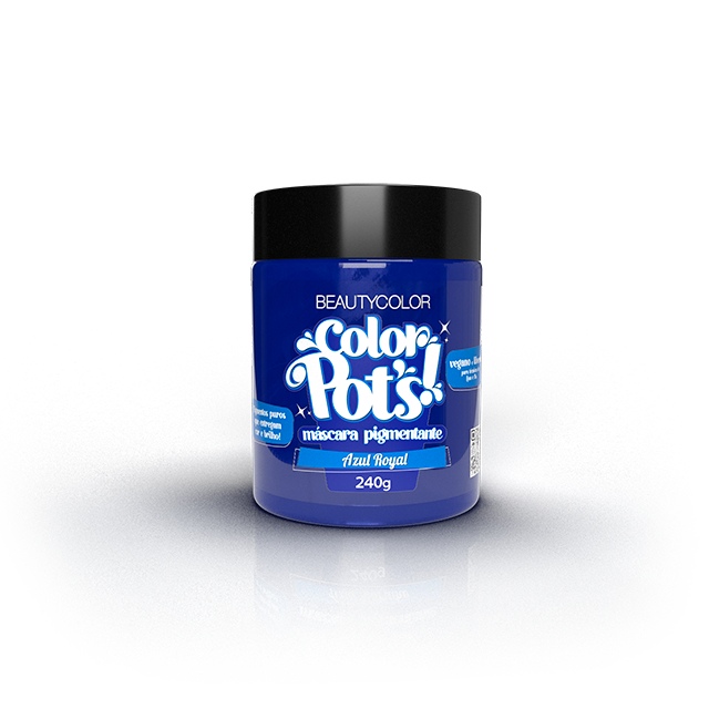 Color Pot's Máscara Pigmentante Azul Royal 240g - Beauty Color