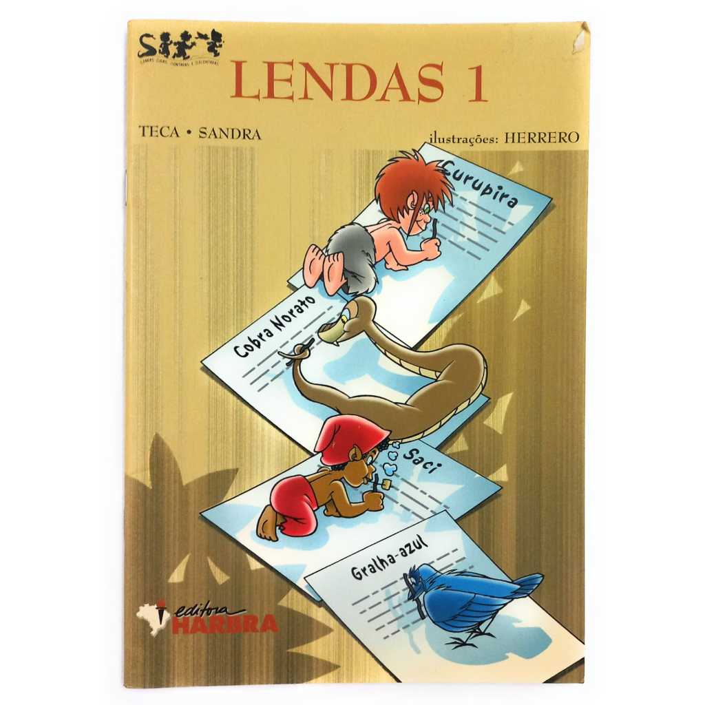 Lendas 1 - Teca (Curupira; Saci; Cobra-Norato; Gralha Azul)