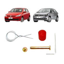 Mola e Bucha Da Alavanca Cambio Gol Saveiro Voyage G5 Fox Crosfox elimina folga reparo trambulador