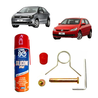 Mola Da Alavanca Cambio Fox Gol Polo Voyage Saveiro com bucha em PU e Silicone Spray kit trambulador em Oferta na Shopee