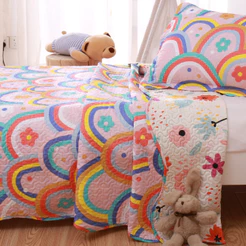 Kit Colcha Cobre Leito Solteiro 2 Peças Infantil