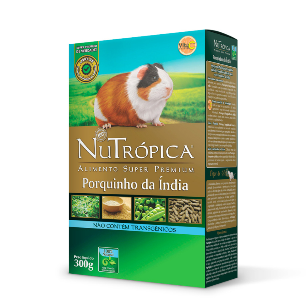 Alimento Nutrópica Porquinho da Índia - 300g.