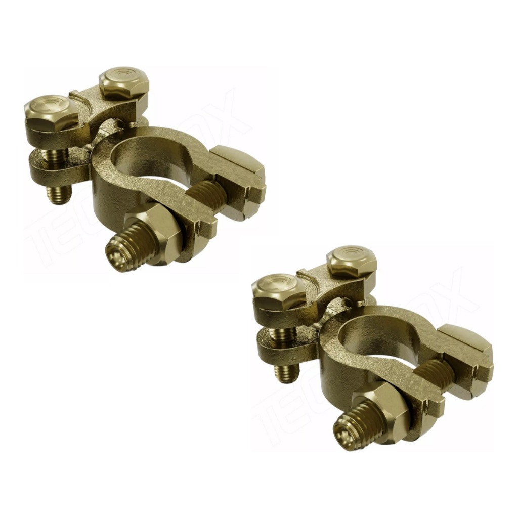 Kit 2 Terminal de Bateria Automotiva Sapão Reforçado 16 a 95mm Universal em Oferta na Shopee