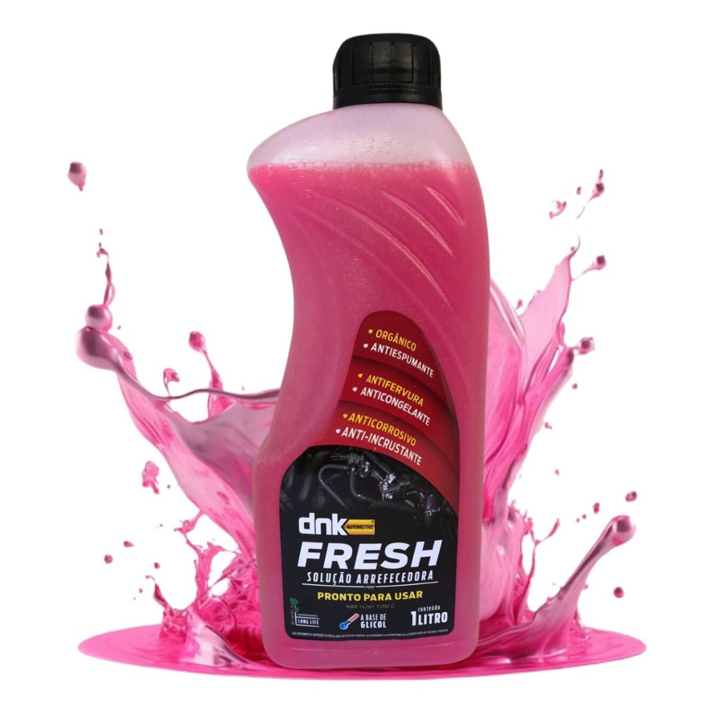 Aditivo Radiador Dnk Fresh Pronto Pra Uso Rosa 1 Litro em Oferta na Shopee