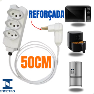 Extensão Eletrica para Airfyer Pequena 50cm em Oferta na Shopee