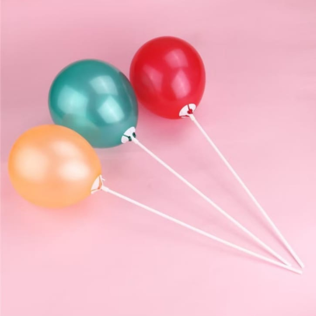 Pega Balao Vareta Hastes 6/12/24 Unidades de 40 cm para Bubble Kit Suporte Bexiga em Oferta na Shopee