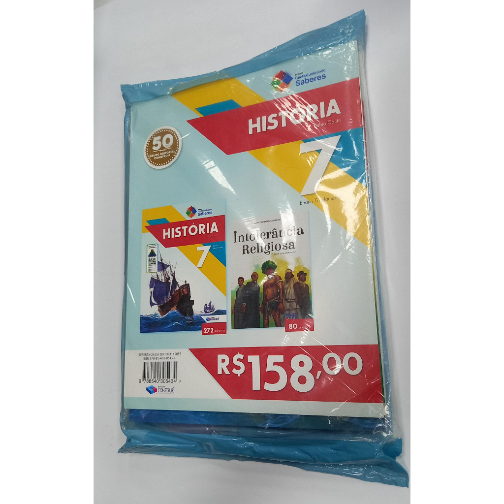 Livro Contextualizando Saberes - História - 7° Ano - Xdl distribuidora