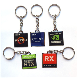 Chaveiro AMD, Chaveiro Intel, Chaveiro NVIDIA, Chaveiro RTX, Chaveiro Radeon