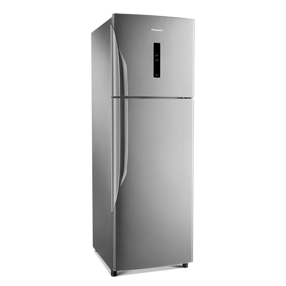 REFRIGERADOR PANASONIC DUPLEX FROST FREE AÇO ESCOVADO 387L NR-BT41PD1XA - NR-BT41PD1XB