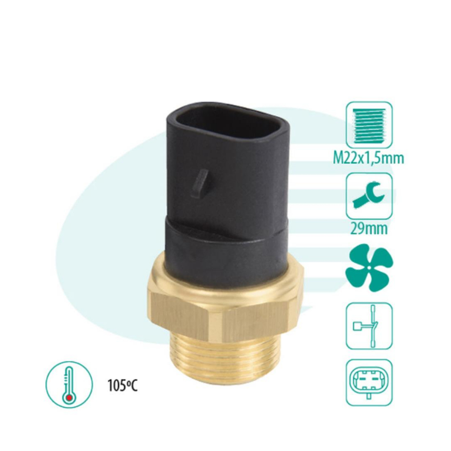 INTERRUPTOR TÉRMICO RADIADOR 742  Linha OMÊGA/ SUPREMA - Marca MTE