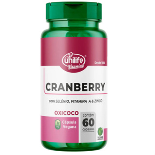 Cranberry 60 Cápsulas 500mg - Unilife em Oferta na Shopee
