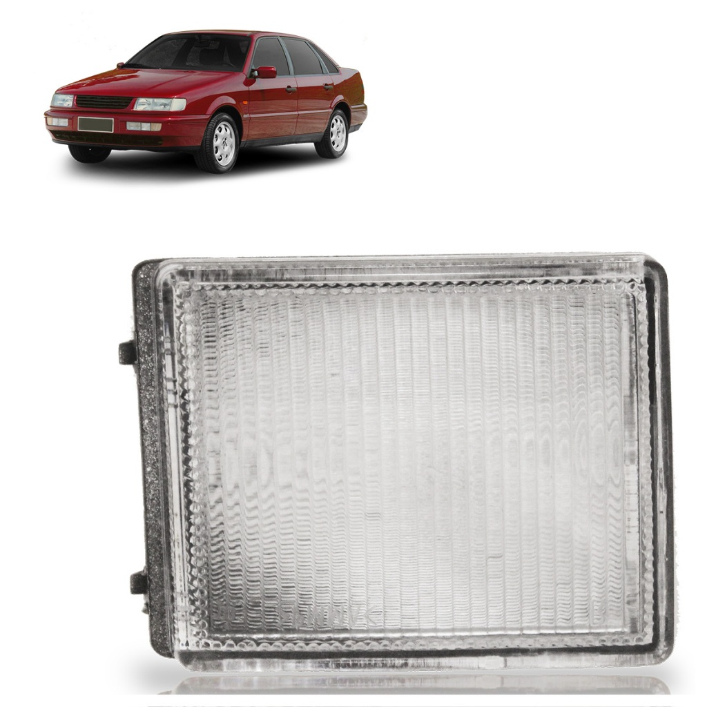Aplique Defletor Pequeno Passat 1993 1994 1995 1996 Parachoque Cristal
