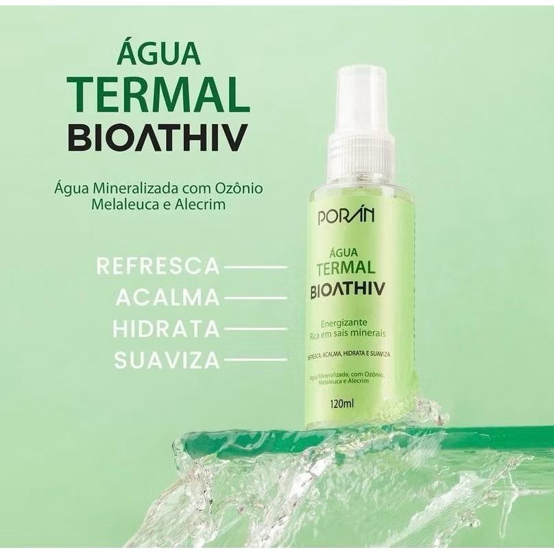 Água Termal Bioathiv Porán Cosméticos - 120ml