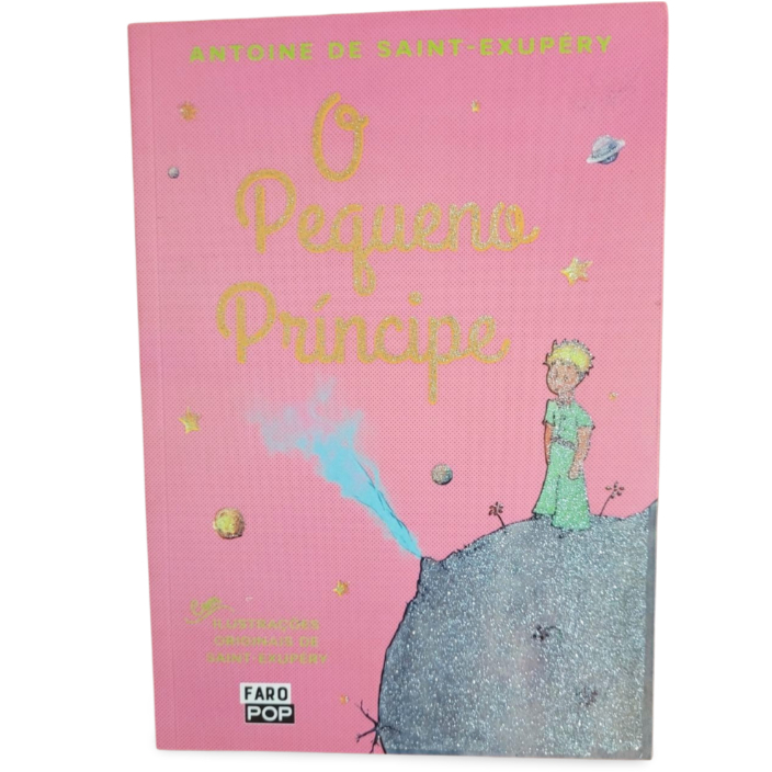 Livro: O Pequeno Príncipe - Antoine de Saint-Exupéry - Capa rosa