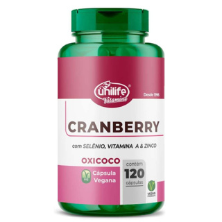 Cranberry 120 Cápsulas 500mg - Unilife em Oferta na Shopee