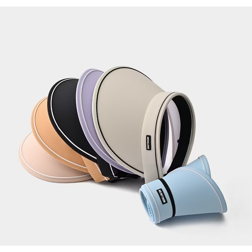 Viseira de praia com viés proteção solar chapéu boné verão em Oferta na Shopee