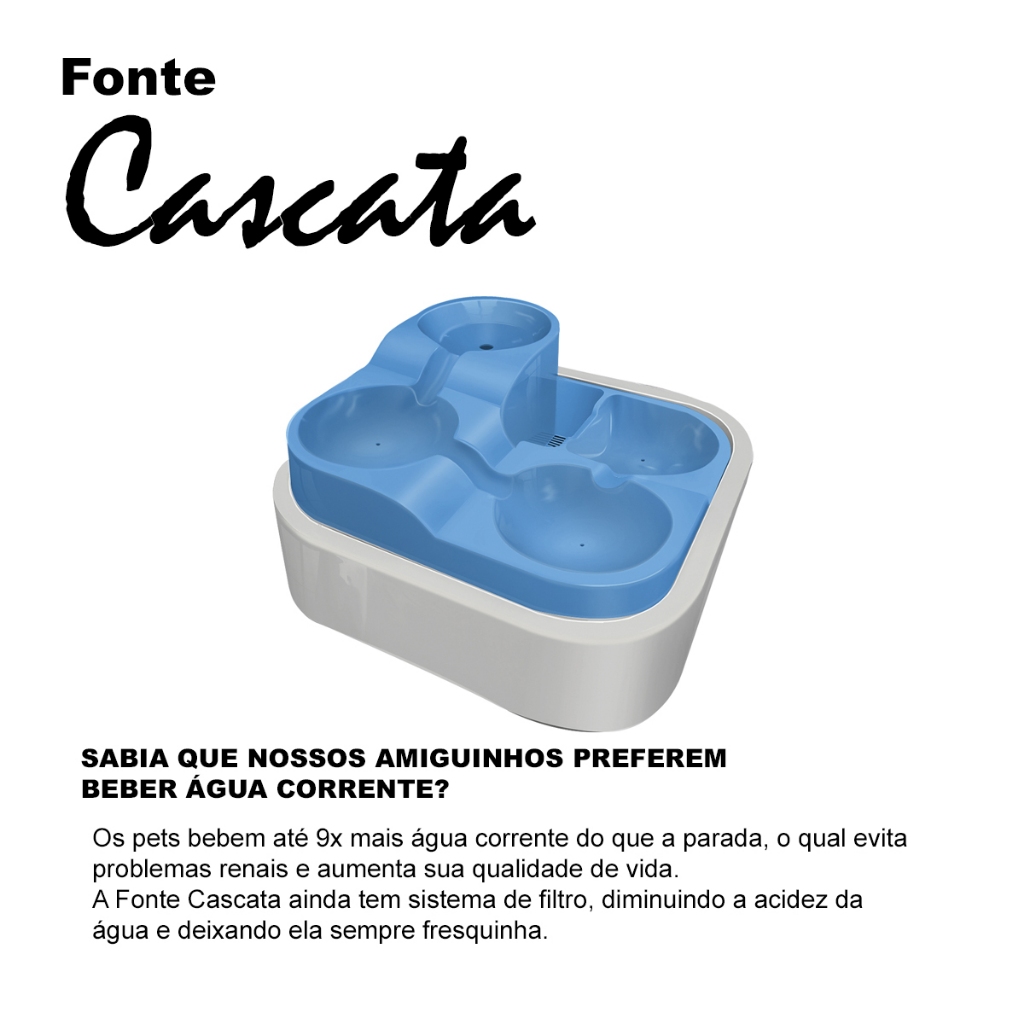 Detalhes do Bebedouro Purificador Fonte Cascata Cão Grande 6l Bivolt