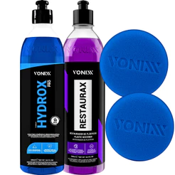 Hydrox Pro Coating Cêramico Hidro Repelente Restaurax Revitalizador de Plástico 500ml Vonixx