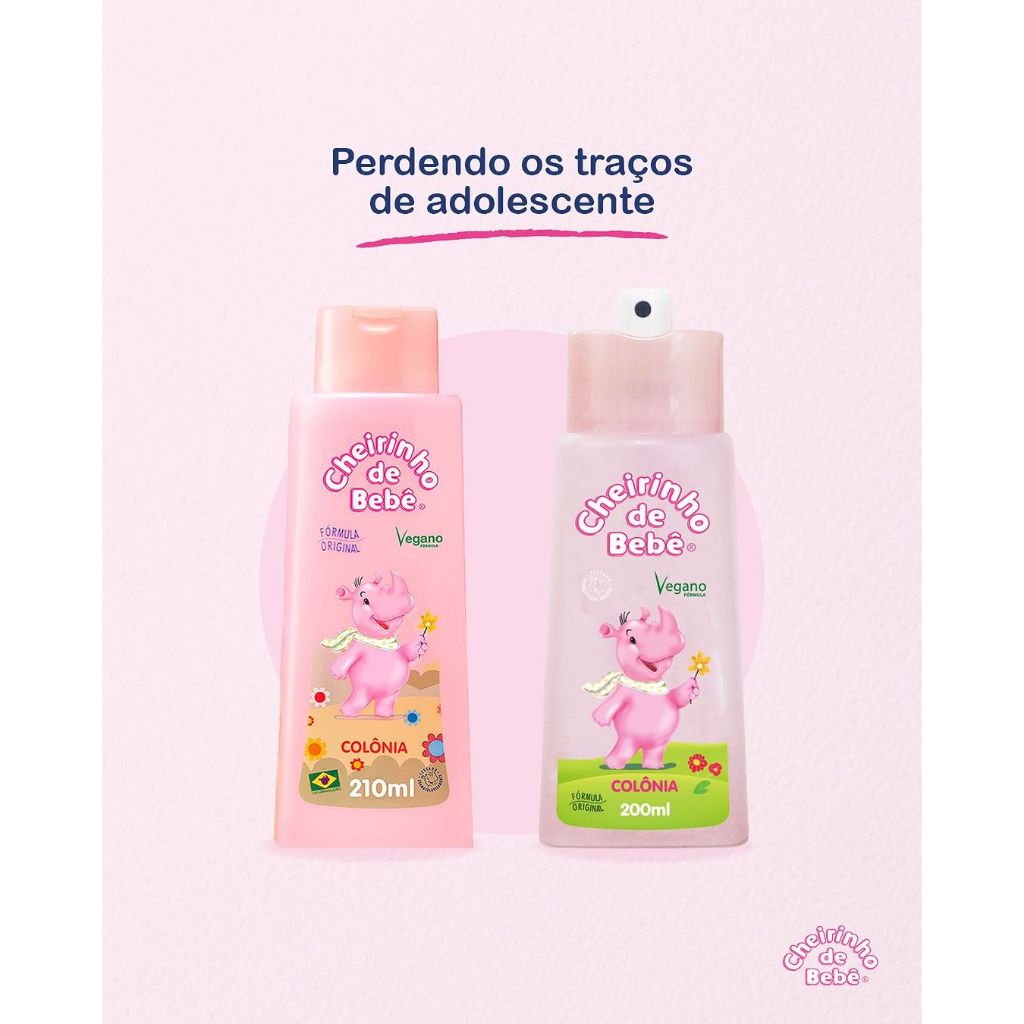 Detalhes do Colônia Spray Cheirinho de Bebê 200ml