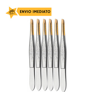 6X PINCA INOX PONTA DIAGONAL- ENOX em Oferta na Shopee