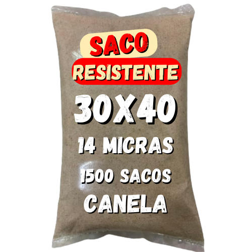 Sacos Para Areia Cimento Adubo Reforçado 30x40 14 Micras 1500 Unidades