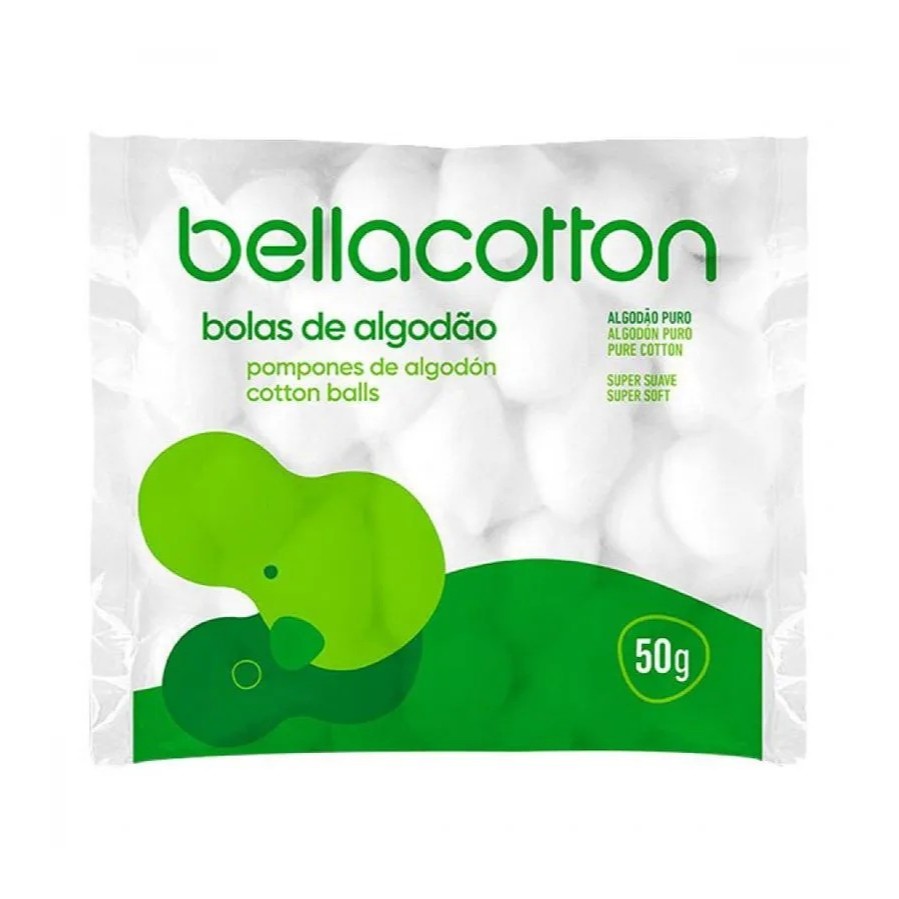 algodão bola Bellacotton  50unid