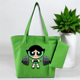 kit bolsa + Necessarie Moda Praia Piscina Meninas Super Poderosas Eco Bag Impermeável Lona Nylon Fecho  Ziper Ecológica em Oferta na Shopee