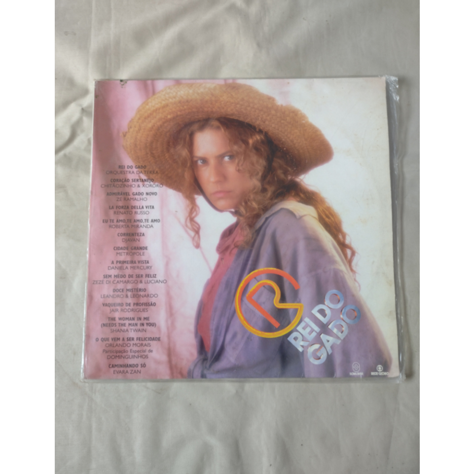 LP Disco de Vinil O Rei do Gado Roberta Miranda Lulu Santos XuXa Raça Negra Tropicaliente Usado