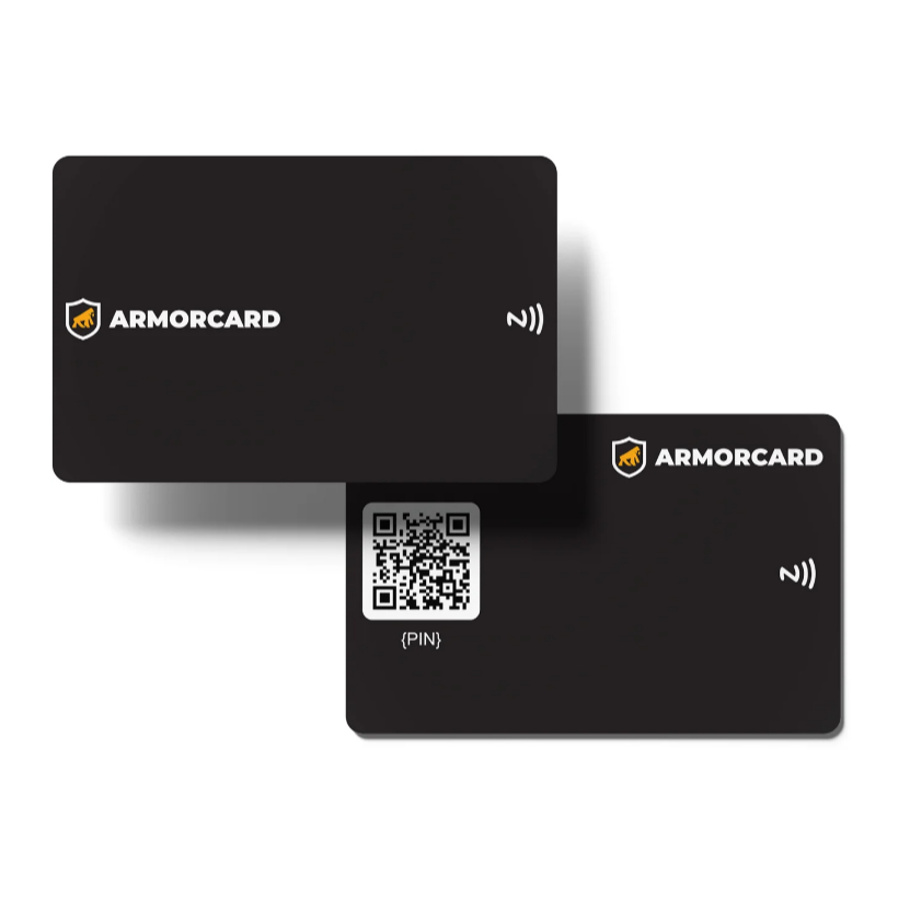 Cartão de Visita Digital - ArmorCard - Gshield - Compartilhe seus contatos por NFC ou Qrcode em Oferta na Shopee