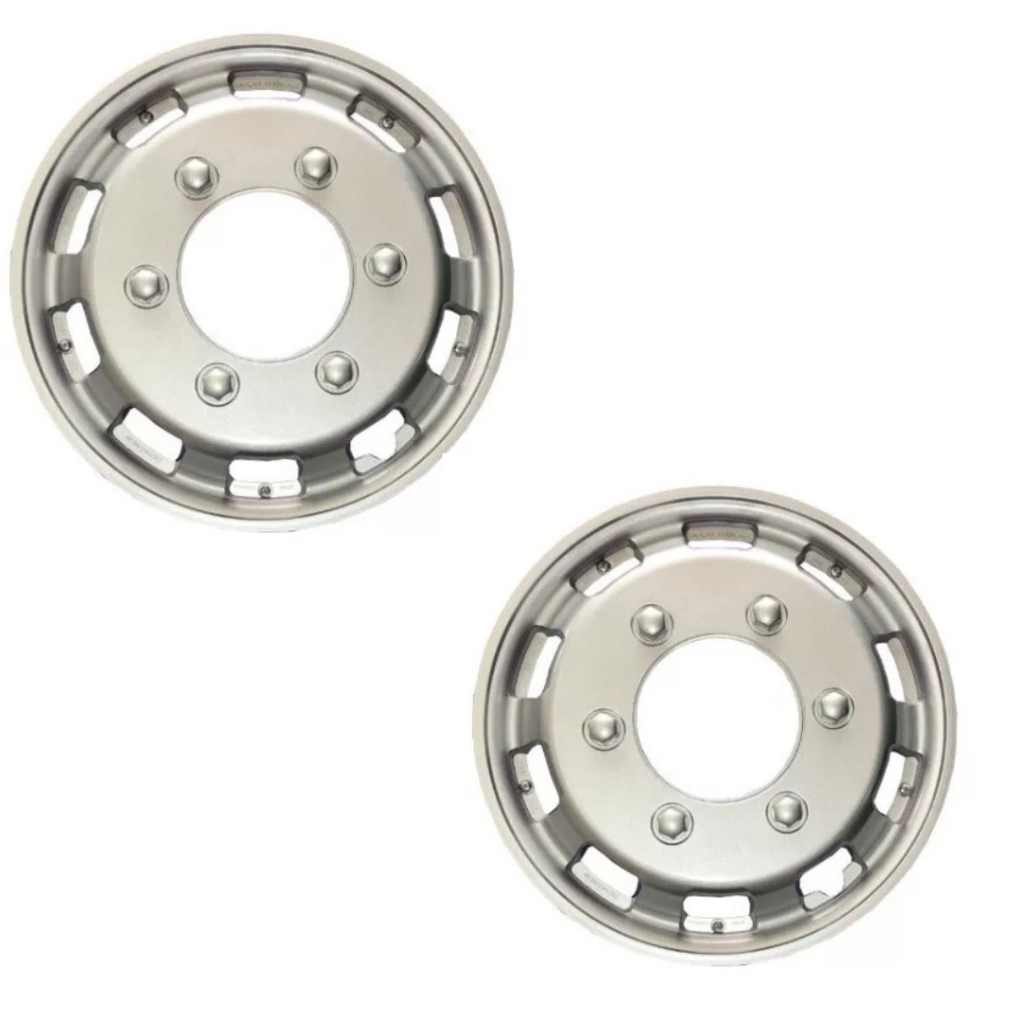 Par Calotas Prata Modelo Roda Speedline Aro 15 Van Hr Bongo em Oferta na Shopee