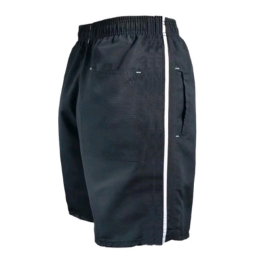 kit 5 bermudas masculina tactel com 3 bolsos costura tripla cores variadas