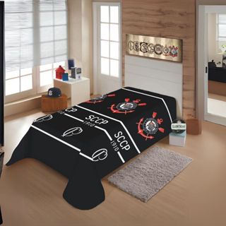 Cobertor Manta Microfibra Macia Original Jolitex 2,00 x 1,50 Corinthians Torcedor em Oferta na Shopee