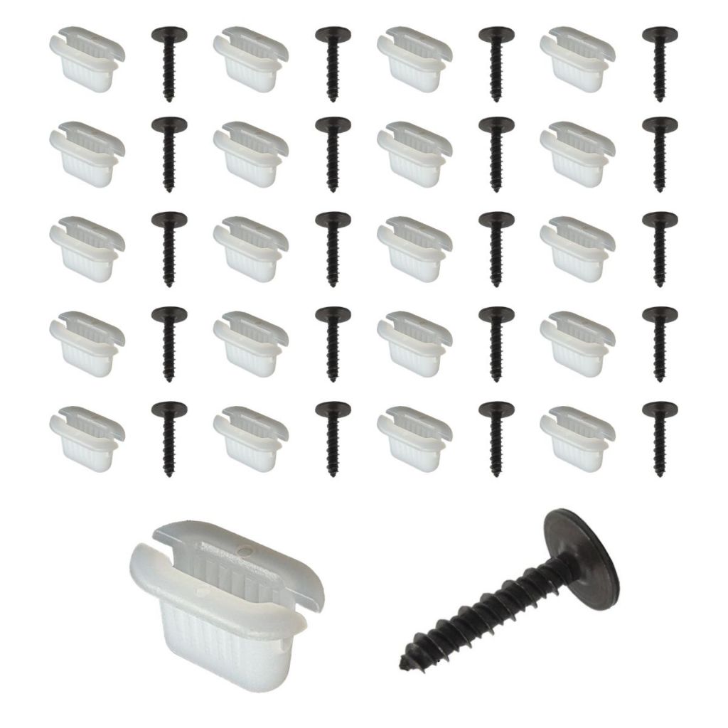 Kit 40 Pçs Buchas e Parafusos Moldura Paralama Strada Adventure Locker 2008 até 2012