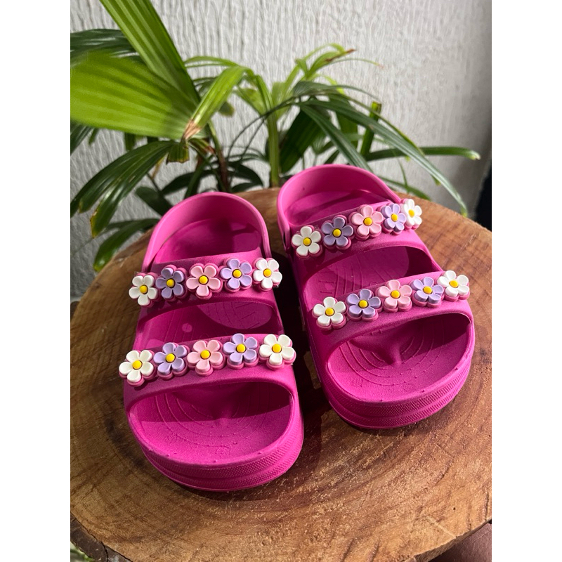 SANDALIA FEMININA - FRANCISCANA C/ LAÇO - COR ROSA CHICLETE - LINHA BABY em Oferta na Shopee