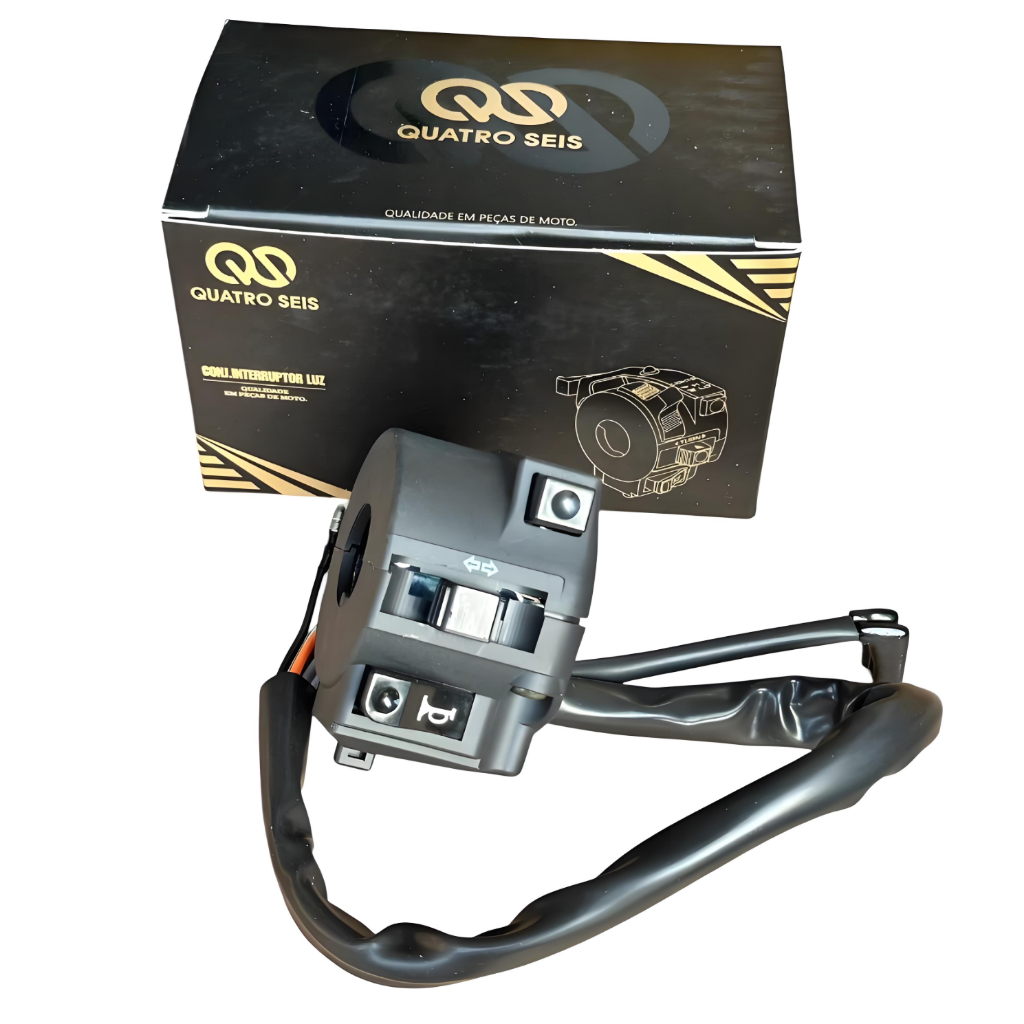 Punho Esquerdo Chave Luz Cg 150 Titan Es Esd Ks Mix Flex 2009 até 2013 Buzina Pisca