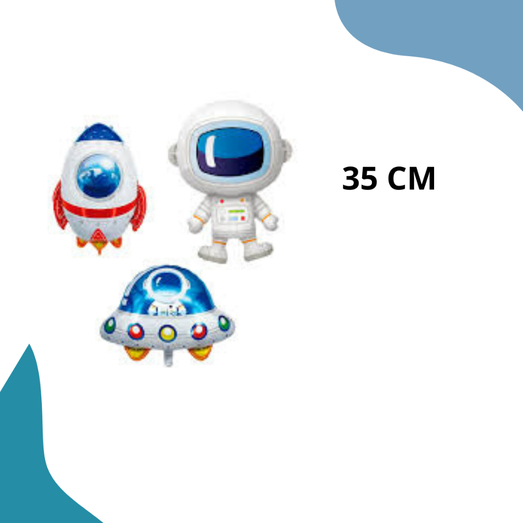 Kit c/10 balões astronautas nave foguete espaço decoração aniversário