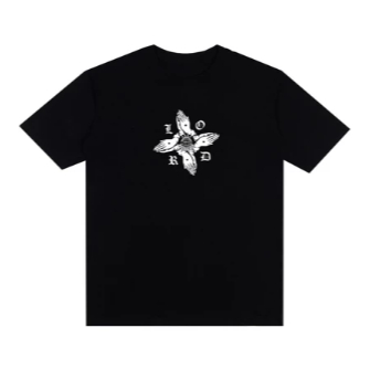 Camiseta Estampada Flor Com Letras Tecido Premium 100% Algodão