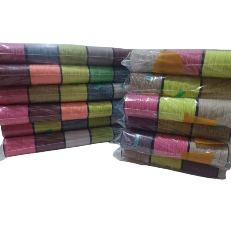 kit 12 linhas fio 10 100 jardas coloridas