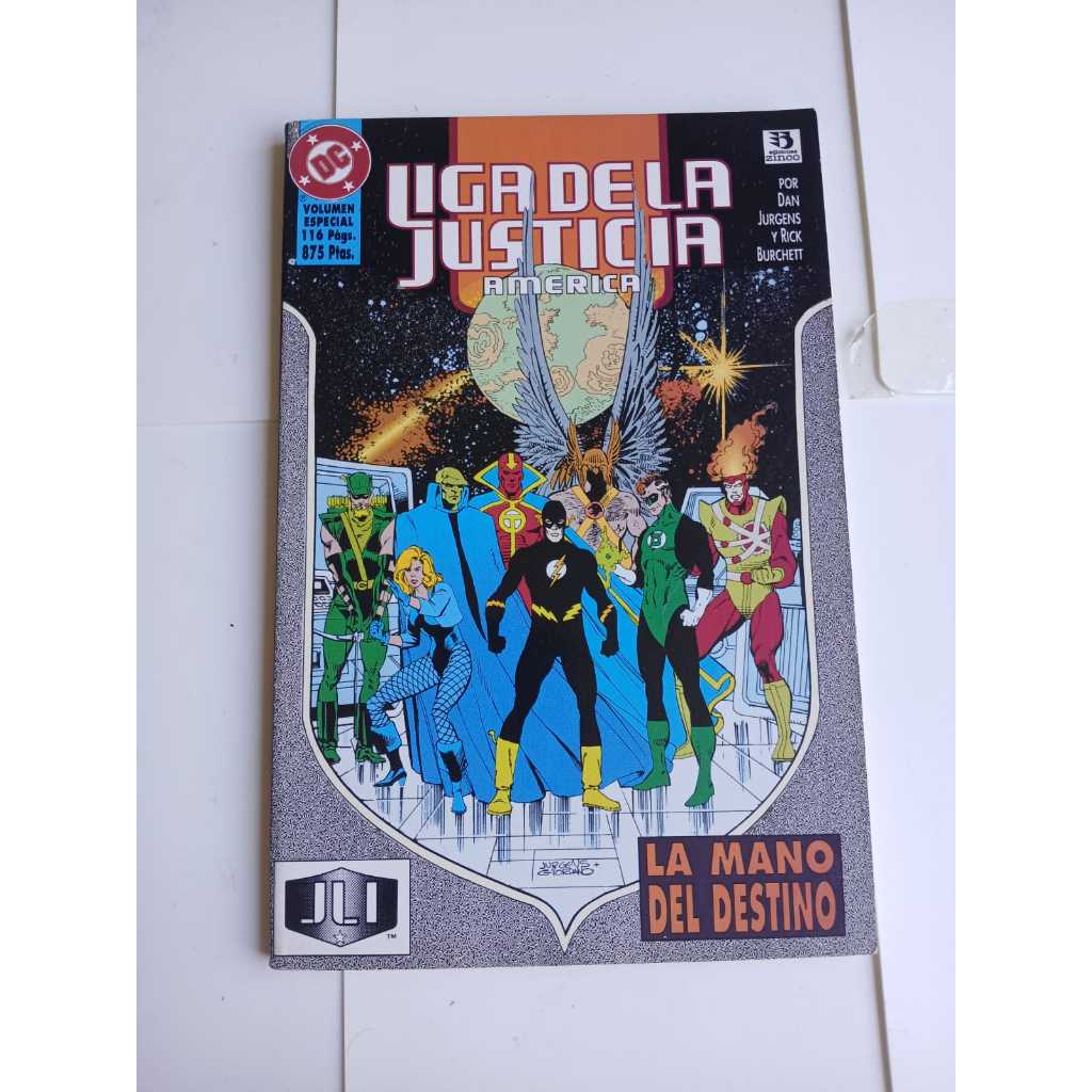 LIGA DE LA JUSTICIA AMERICA - LA MANO DEL DESTINO - REVISTA IMPORTADA
