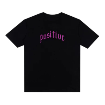 Camiseta Positive Grafite Estampada Tecido Premium 100% Algodão