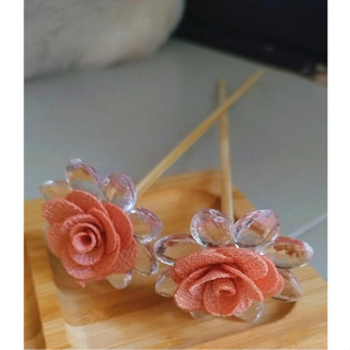 Vareta difusor​ decorada flor // difusores de aroma​ em Oferta na Shopee