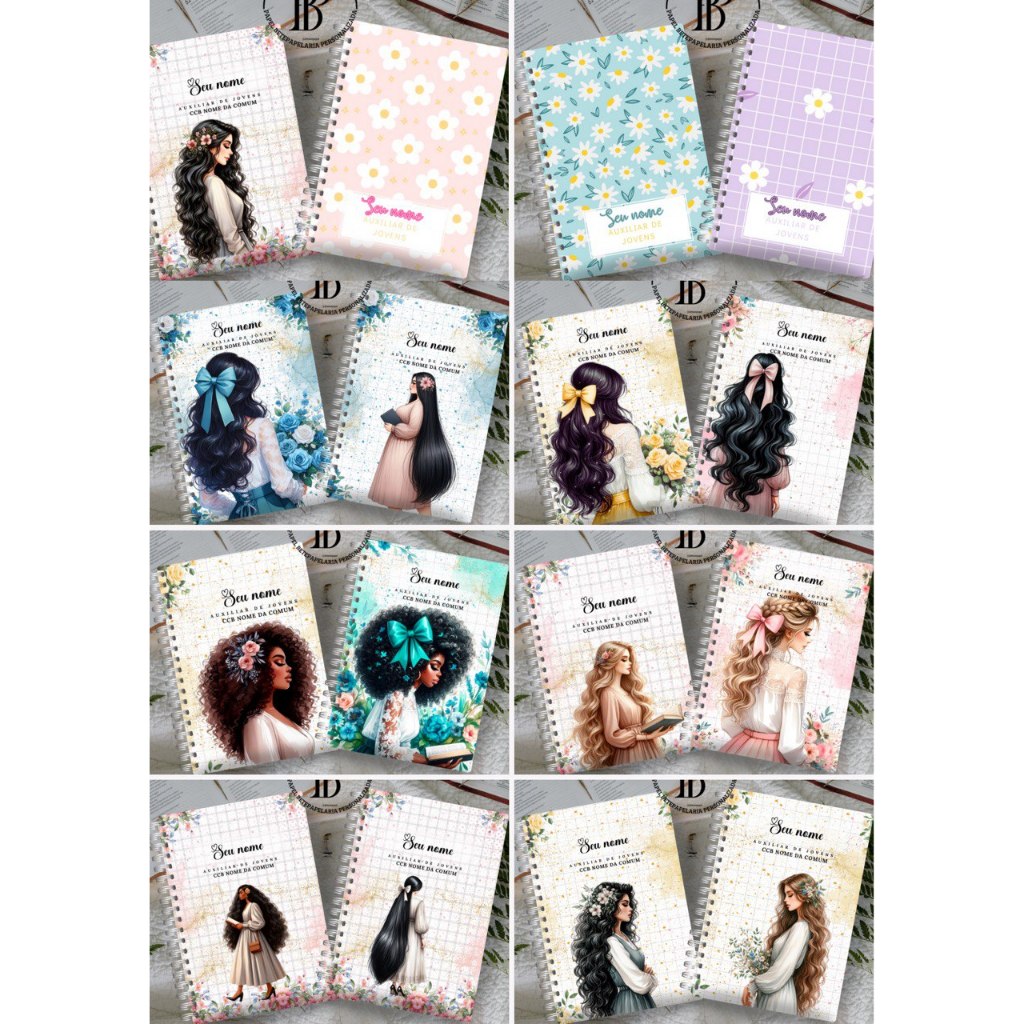 CADERNO-AGENDA DA AUXILIAR DE JOVENS FEMININO CCB 2026 em Oferta na Shopee