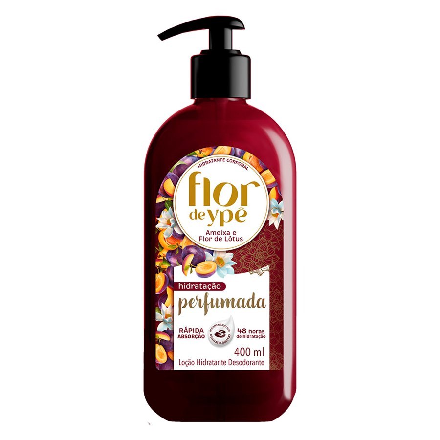 Hidratante Corporal  creme Flor De Ype Ameixa E Flor De Lotus 400ml