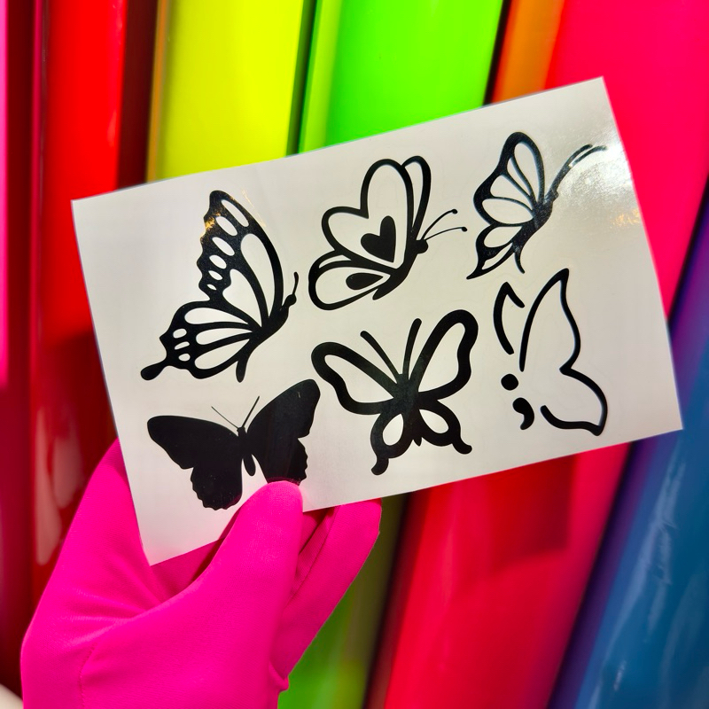 Adesivo | 6 borboletas de 5cm cada | em Oferta na Shopee